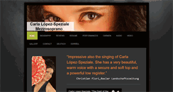 Desktop Screenshot of carlalopezspeziale.com