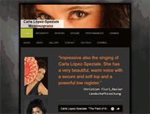 Tablet Screenshot of carlalopezspeziale.com